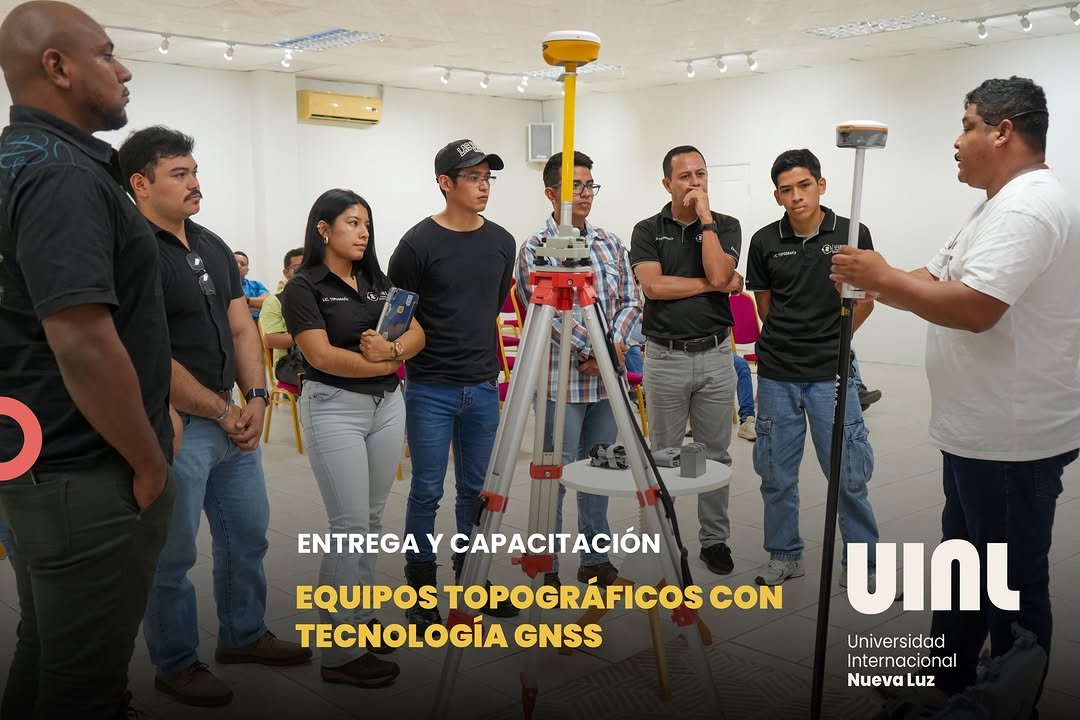 Capacitación de nuevos equipos topográficos